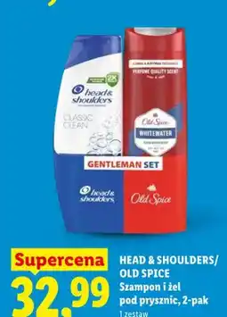 Lidl Zestaw Szampon i żel pod prysznic Head & Shoulders i Old Spice Gentleman Set 2-pak oferta