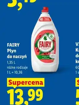 Lidl Fairy Płyn do naczyń oferta