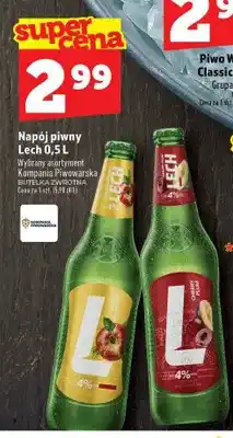 Topaz Napój piwny Lech Apple oferta