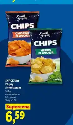 Lidl Snack Day Chipsy ziemniaczane oferta