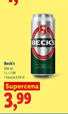 Lidl Becks oferta