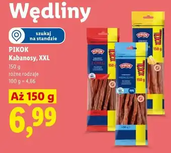 Lidl Pikok Kabanosy XXL oferta