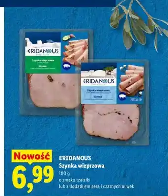 Lidl Eridanous Szynka wieprzowa oferta