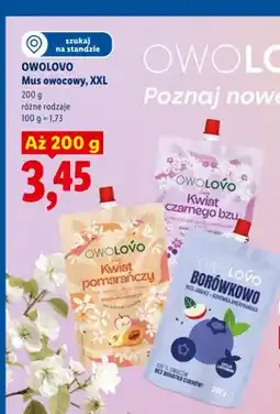 Lidl Owolovo Mus owocowy XXL oferta