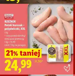 Lidl Rzeźnik Polski kurczak - polędwiczki, XXL oferta