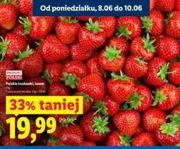 Lidl Polskie truskawki, luzem oferta