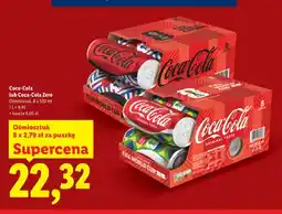 Lidl Coca-Cola lub Coca-Cola Zero oferta