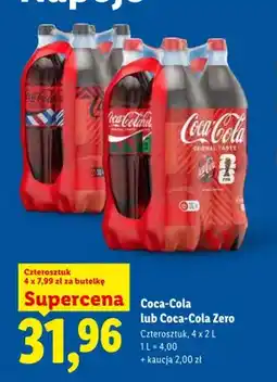 Lidl Coca-Cola lub Coca-Cola Zero oferta