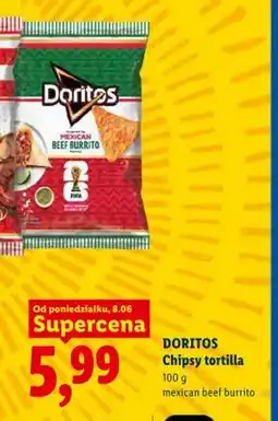 Lidl Doritos Chipsy tortilla oferta