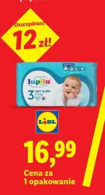 Lidl Pieluchy Lupilu Soft & Dry 3 oferta