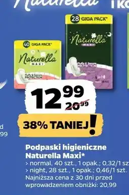 Netto Podpaski higieniczne Naturella Maxi Normal oferta