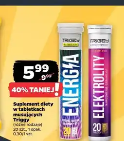 Netto Suplement diety w tabletkach musujących Triggy Energia oferta