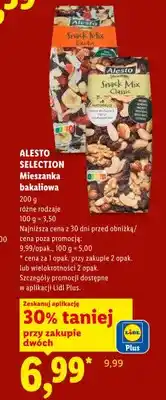 Lidl Mieszanka bakaliowa Snack Mix Exotic Alesto Selection oferta