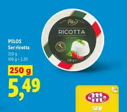 Lidl Ser ricotta Pilos oferta