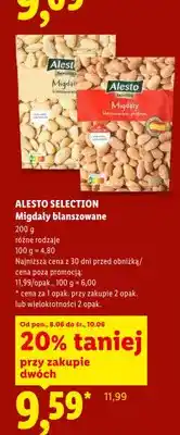 Lidl Migdały prażone Alesto Selection oferta