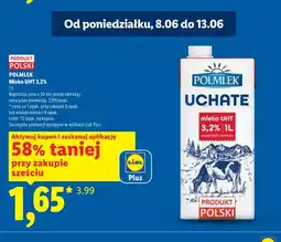 Lidl Mleko UHT 3,2% Polmlek Uchate oferta