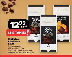 Netto Czekolada Lindt Excellence 70% Cocoa Dark oferta