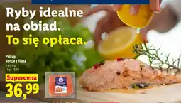 Lidl Targ Rybny Lidla Pstrąg, porcje z fileta oferta