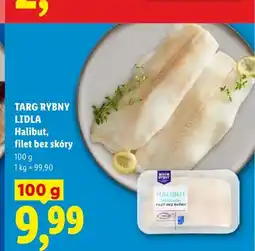 Lidl Targ Rybny Lidla Halibut, filet bez skóry oferta