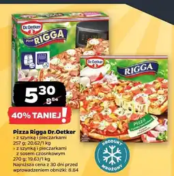 Netto Pizza Rigga Dr.Oetker z szynką i pieczarkami oferta