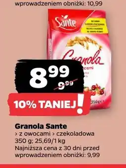 Netto Granola Sante z owocami oferta