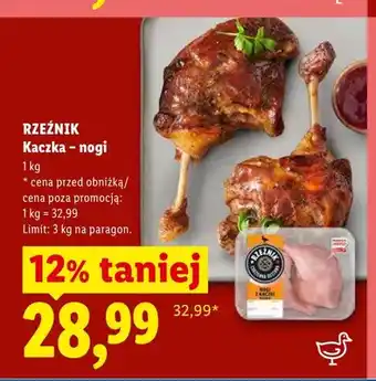 Lidl Rzeźnik Kaczka - nogi oferta