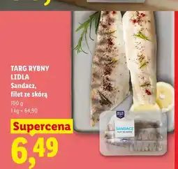 Lidl Targ Rybny Lidla Sandacz, filet ze skórą oferta