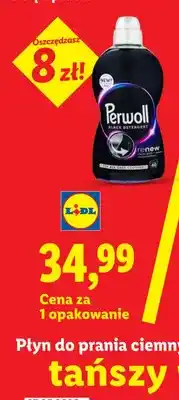 Lidl Perwoll Płyn do prania ciemnych tkanin oferta
