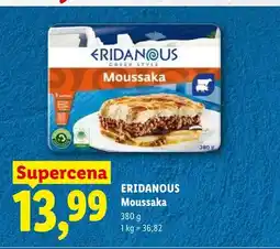 Lidl Eridanous Moussaka oferta