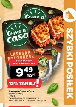 Netto Lasagne Bolognese Come a Casa oferta