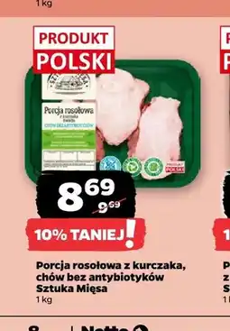 Netto Porcja rosołowa z kurczaka chów bez antybiotyków Sztuka Mięsa oferta