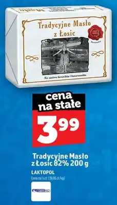 Topaz Masło tradycyjne z Łosic 82% Laktopol oferta