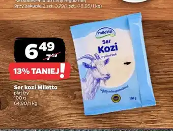 Netto Ser kozi Miletto plastry oferta