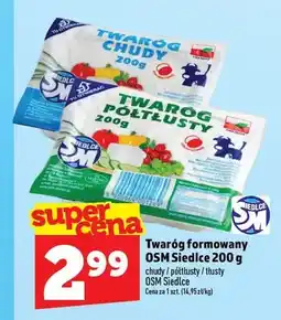 Topaz Twaróg formowany chudy OSM Siedlce oferta