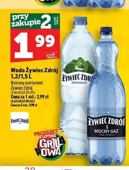 Topaz Woda Żywiec Zdrój Niegazowany oferta