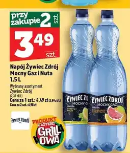 Topaz Napój Żywiec Zdrój Mocny Gaz i Nuta Pomarańczy Grejpfruta oferta