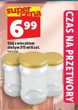 Topaz Słój z wieczkiem złotym 6-pak oferta