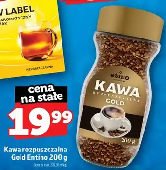 Topaz Kawa rozpuszczalna Gold Entino oferta