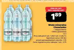 Netto Woda mineralna Cisowianka lekko gazowana oferta