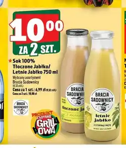 Topaz Sok 100% Tłoczone Jabłko z Ananasem Bracia Sadownicy oferta
