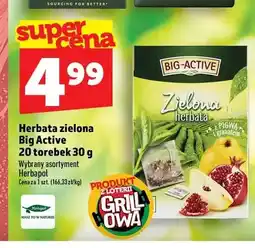 Topaz Herbata zielona Big Active 20-pak oferta
