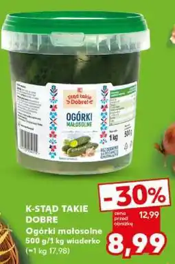 Kaufland Ogórki małosolne oferta