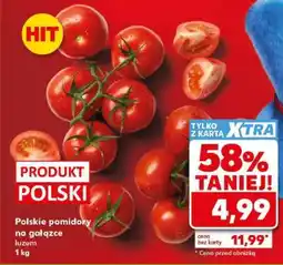 Kaufland Polskie pomidory na gałązce, luzem 1 kg oferta