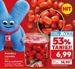 Kaufland Pomidory rzymskie mini oferta