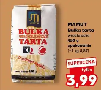 Kaufland MAMUT Bułka tarta wrocławska 450 g opakowanie oferta