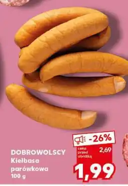 Kaufland DOBROWOLSCY Kiełbasa parówkowa 100 g oferta
