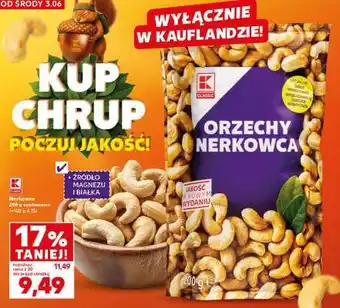 Kaufland Orzechy nerkowca oferta
