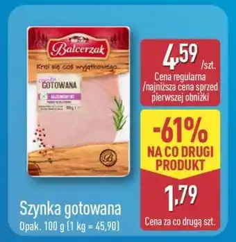 ALDI Szynka gotowana oferta