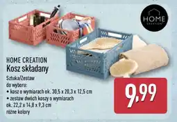 ALDI HOME CREATION Kosz składany oferta