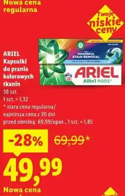 Lidl ARIEL Kapsułki do prania kolorowych tkanin oferta